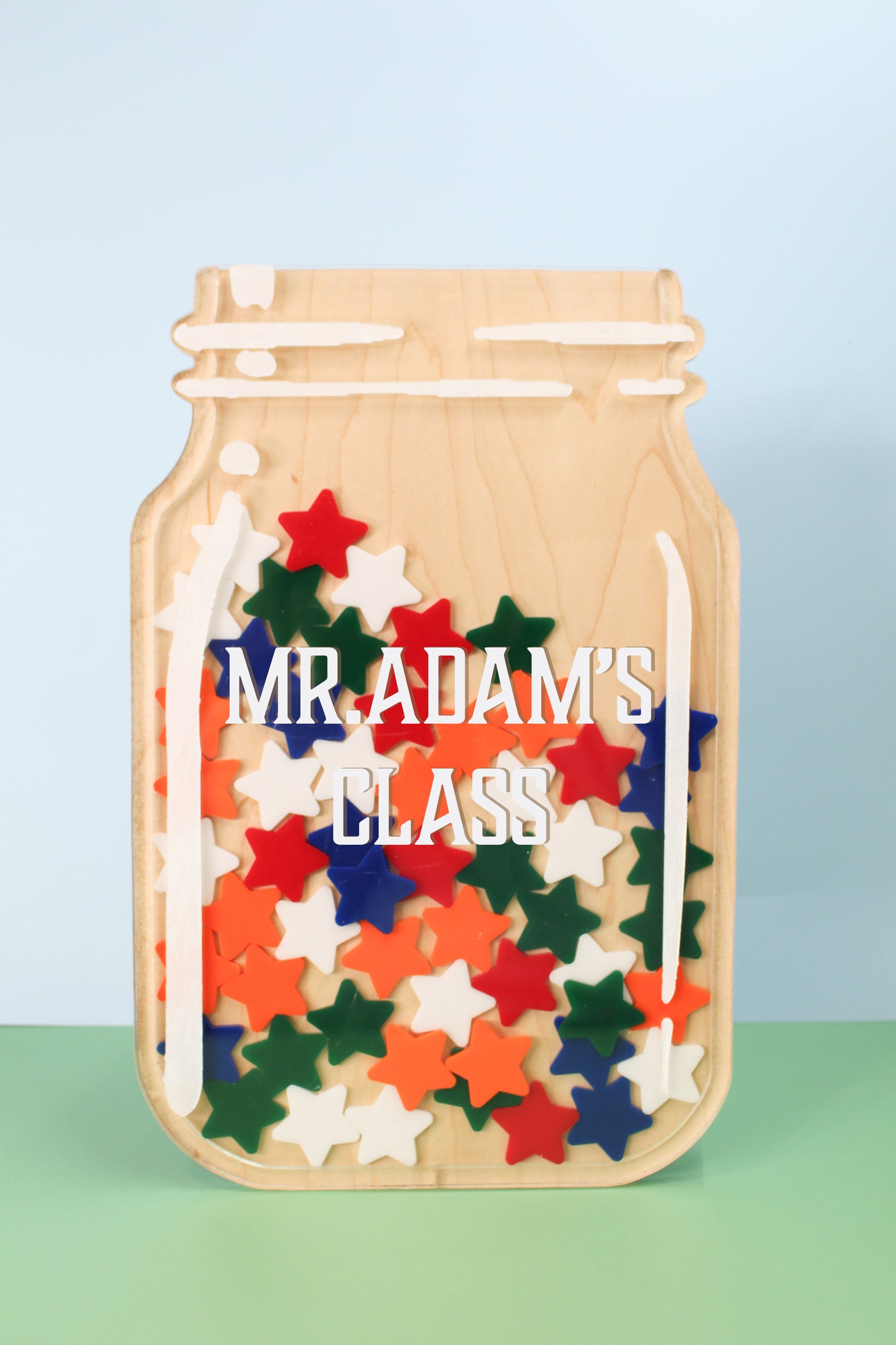 Back to School Star Jar – Custom Classroom Behavior Tracker – Personalized Reward Jar – Teacher Gift for Students