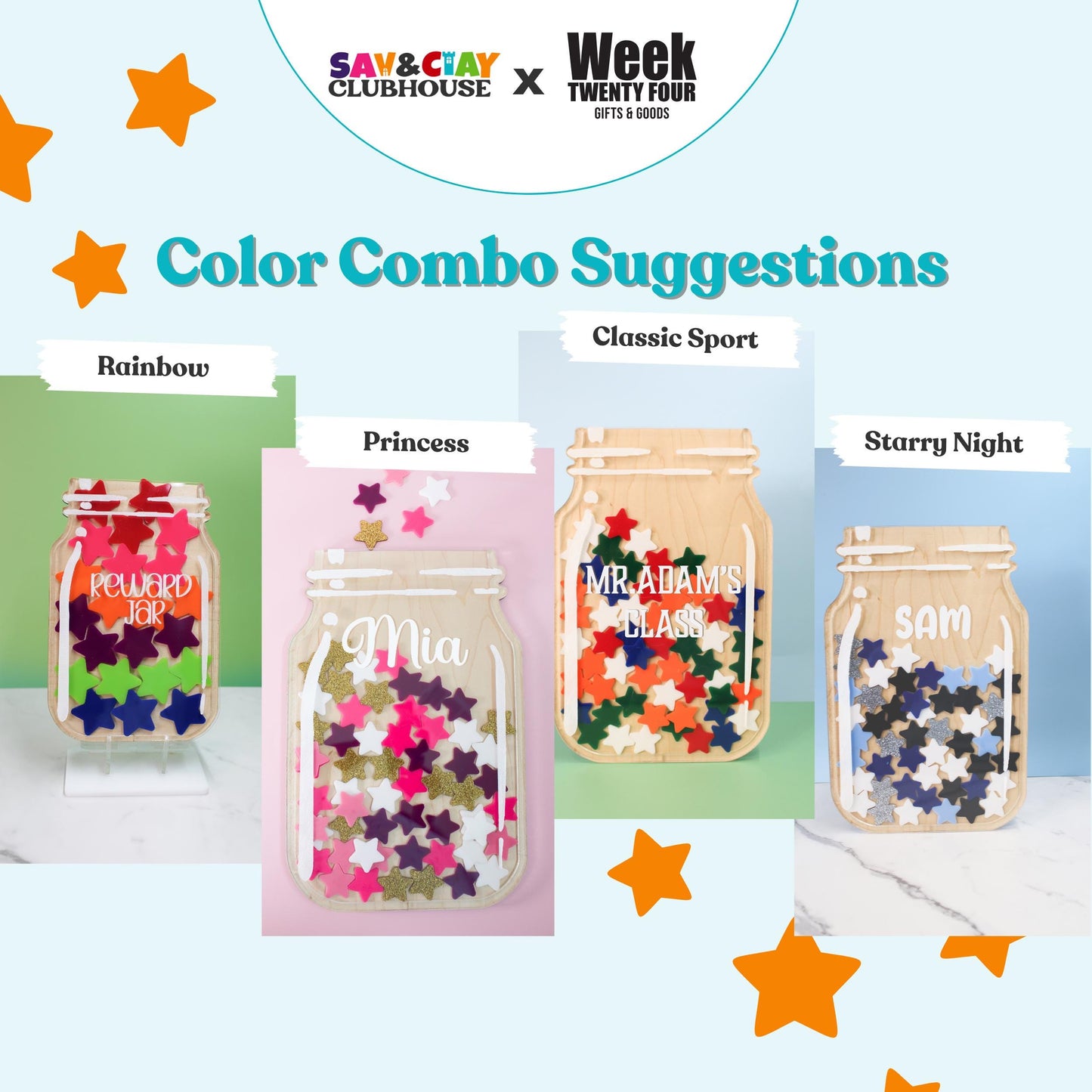Back to School Star Jar – Custom Classroom Behavior Tracker – Personalized Reward Jar – Teacher Gift for Students