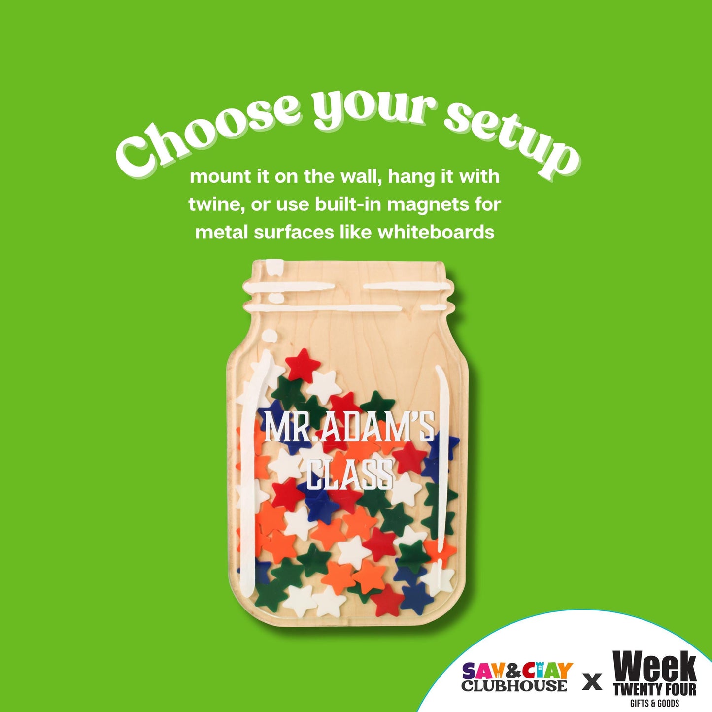 Back to School Star Jar – Custom Classroom Behavior Tracker – Personalized Reward Jar – Teacher Gift for Students
