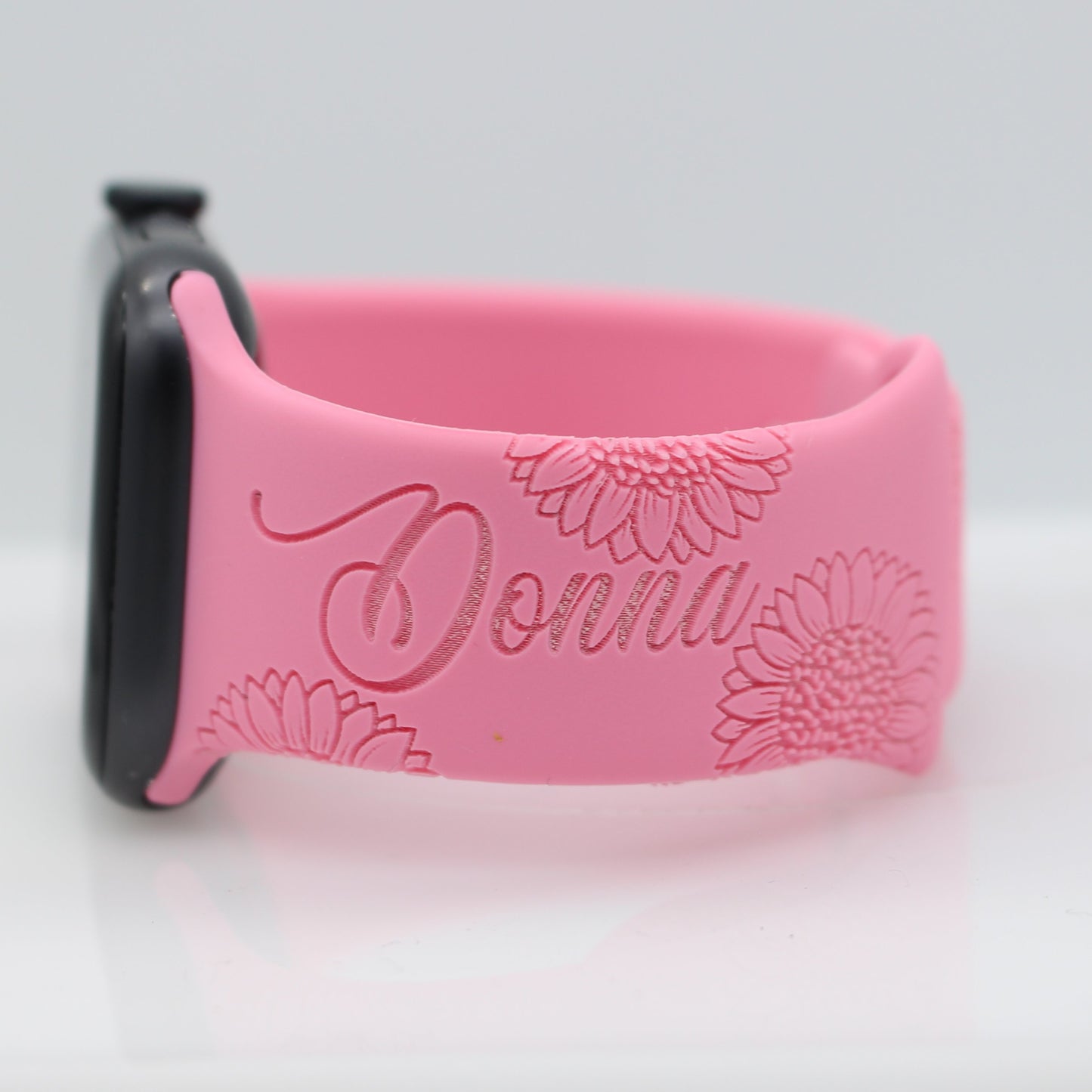 Sunflower Engraved Smart Watch Band Compatible Apple Watch Band