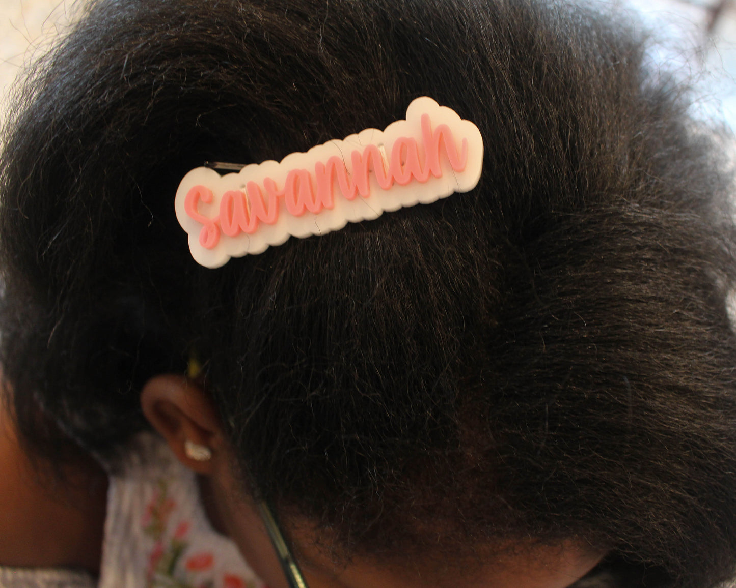 Personalized Hair Clip, barrette, Toddler Hair Clip, Baby Girl Hair Clip, Girl Hair Clip, No Slip Hair Clip, Name Hair Clip, Name Hairbow