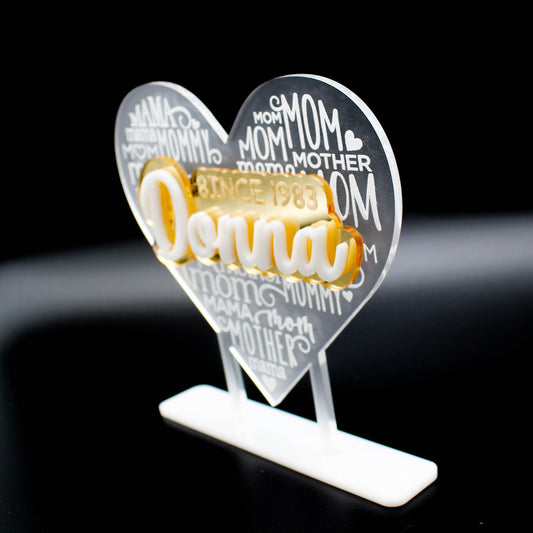 Mother's Day gift - from Child - Plaque - Personalized Mothers Day Sign for Mum Mother - Personalized s Gift Present Idea mom Baby- gift box