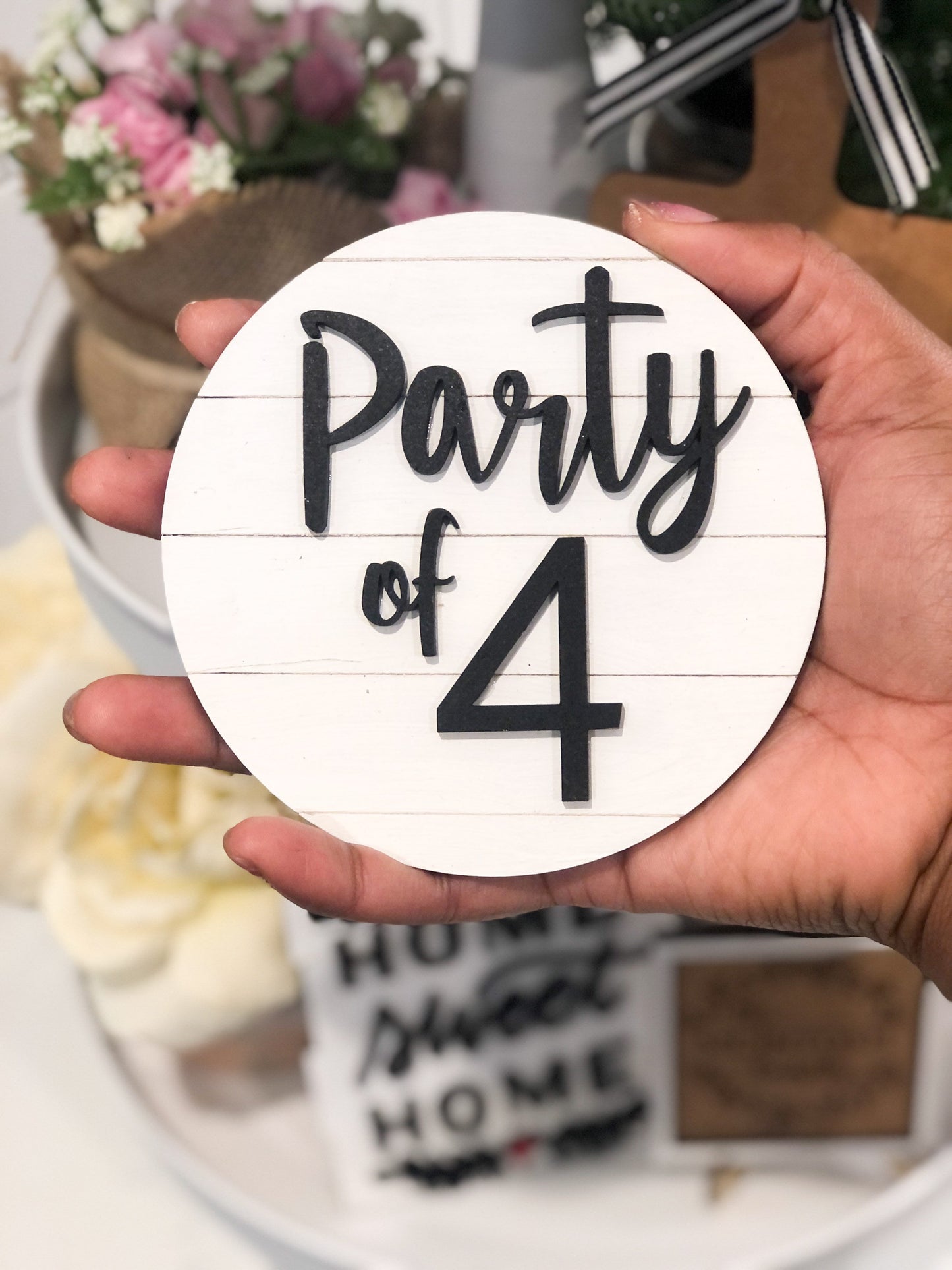 Home bar tiered decor set | Farmhouse kitchen decor set| home sweet home| party of