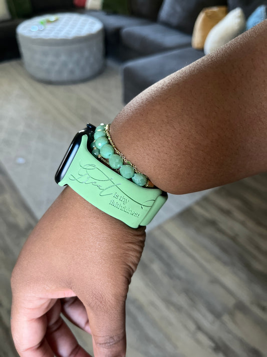 Great is thy faithfulness | Unisex Bible Verse Strap | Faith-Based Engraved Watch Band (Copy)