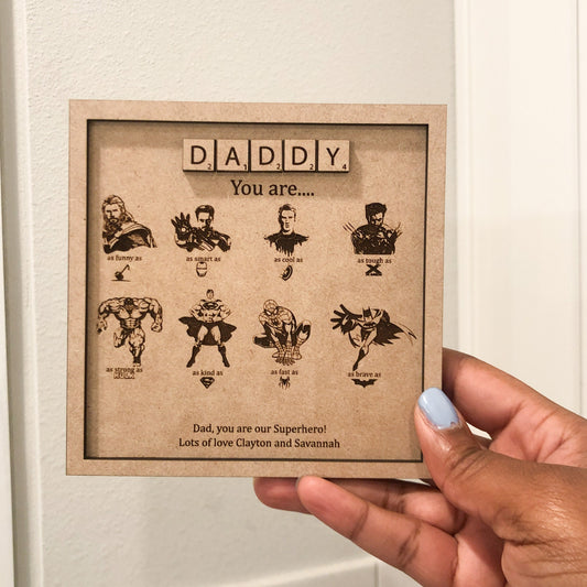 Superhero dad gift| superhero dad| superhero father day gift| father day superhero| father day superhero frame|  youre my superhero best dad