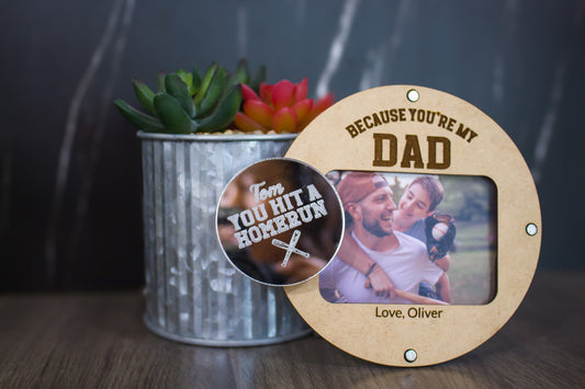Fathers day sport gift, Fathers day frame, baseball frame, you hit home run, Dad,Father's Day Gifts, Baseball sign for, unique gifts for dad