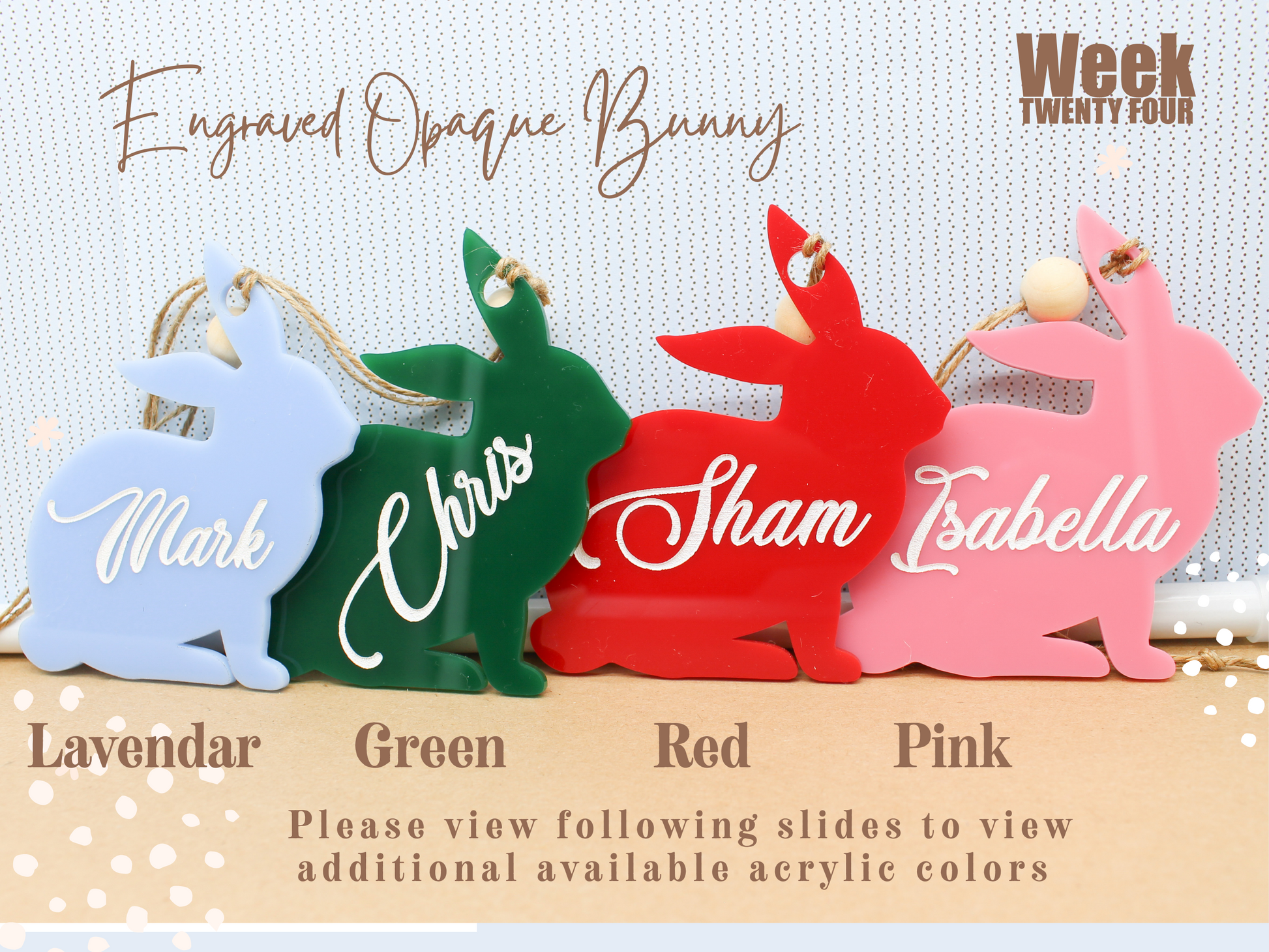 Personalized Easter Basket Name Tag for Boys Girls Wooden Bunny First Easter Gift Tag Ornament Easter for Easter Bucket Bag Tote Decoration Baby Shower Theme DecorPersonalized Easter Bunny Tag 