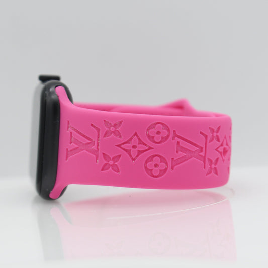 Joined LV Engraved Band Compatible With Apple Watch
