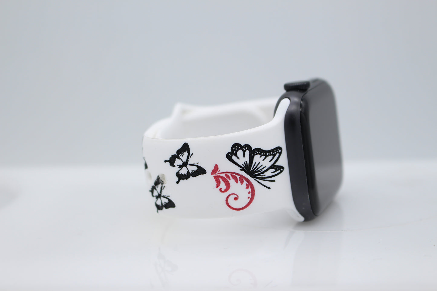 Kaleidoscope of Butterflies Engraved Apple Watch Compatible