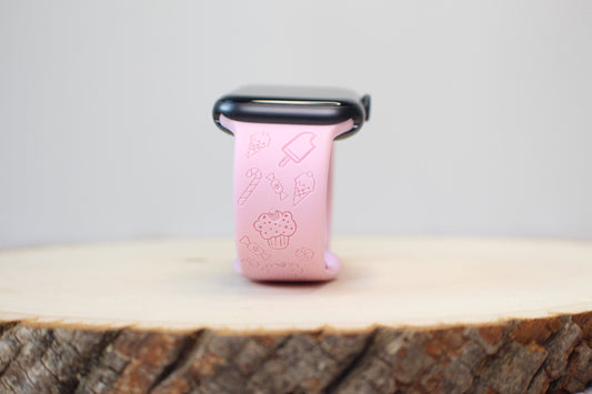 Cupcakes & Sweets Engraved Band