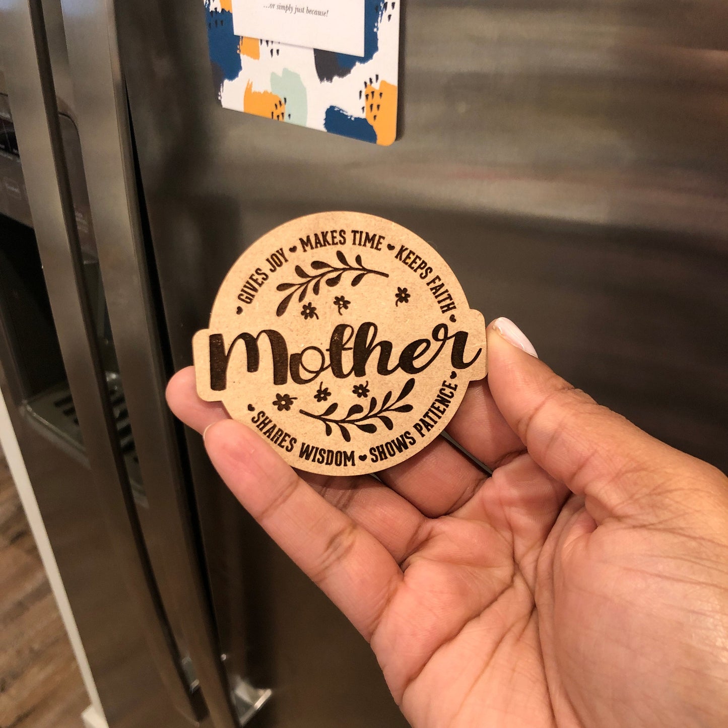 Mother’s Day magnet /our first Mother’s Day magnet / gift for mom / personalized magnet /Day keepsake/ trending gifts/ Refrigerator ornament