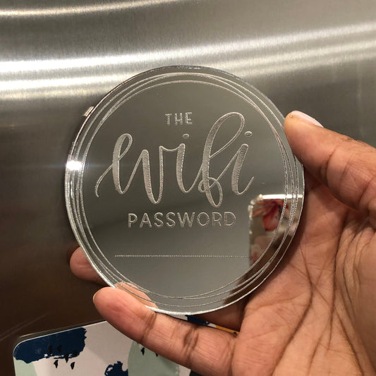Wifi Password Sign Magnet