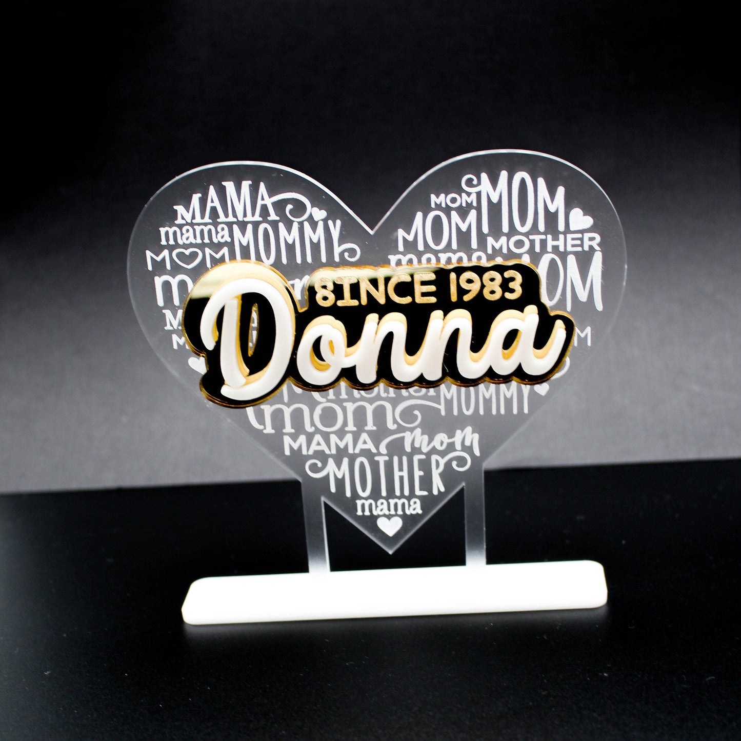 Mother's Day gift - from Child - Plaque - Personalized Mothers Day Sign for Mum Mother - Personalized s Gift Present Idea mom Baby- gift box
