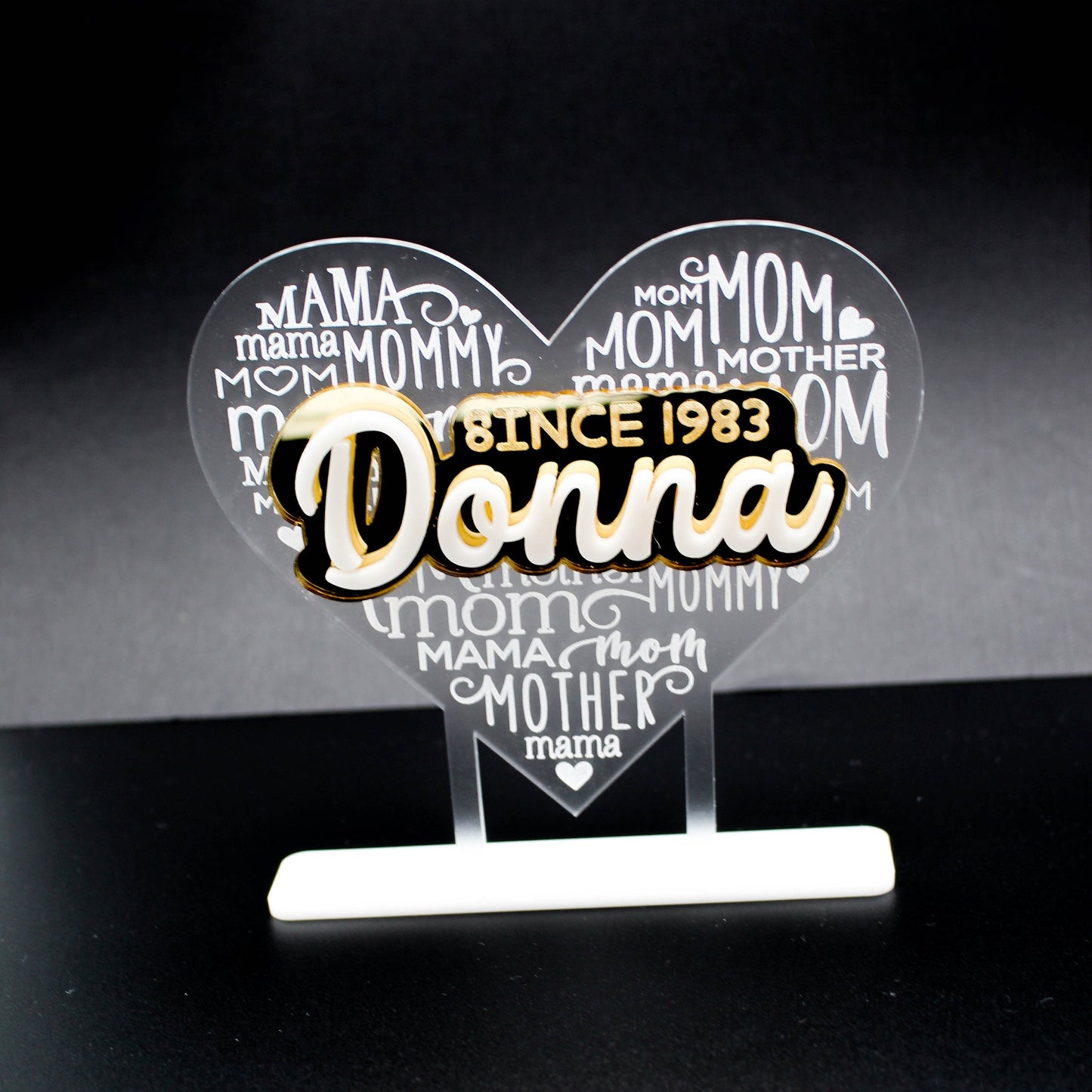 Mother's Day gift - from Child - Plaque - Personalized Mothers Day Sign for Mum Mother - Personalized s Gift Present Idea mom Baby- gift box