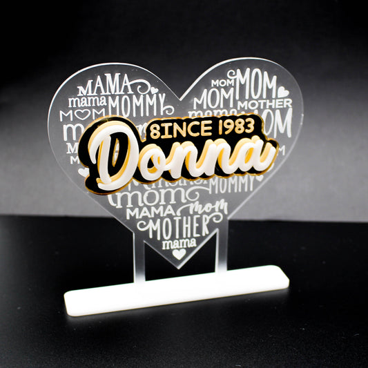 Mother's Day gift - from Child - Plaque - Personalized Mothers Day Sign for Mum Mother - Personalized s Gift Present Idea mom Baby- gift box