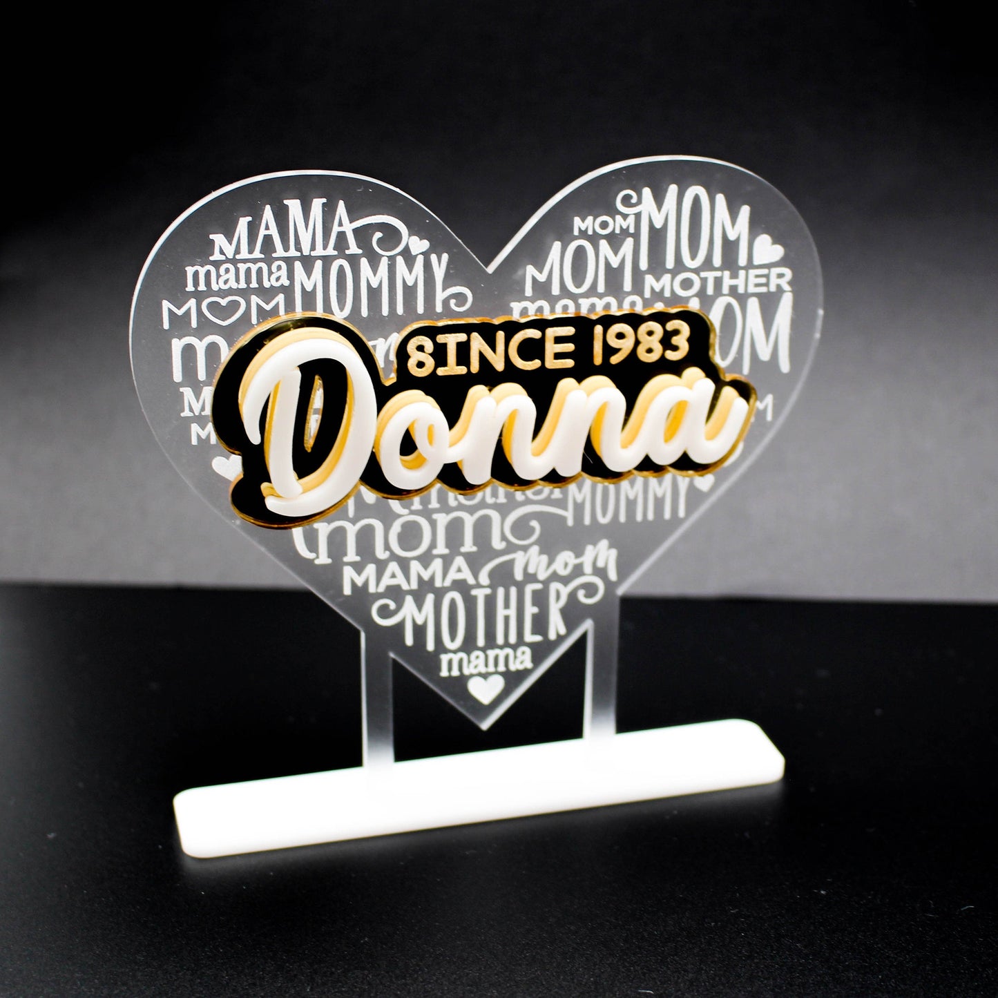 Mother's Day gift - from Child - Plaque - Personalized Mothers Day Sign for Mum Mother - Personalized s Gift Present Idea mom Baby- gift box