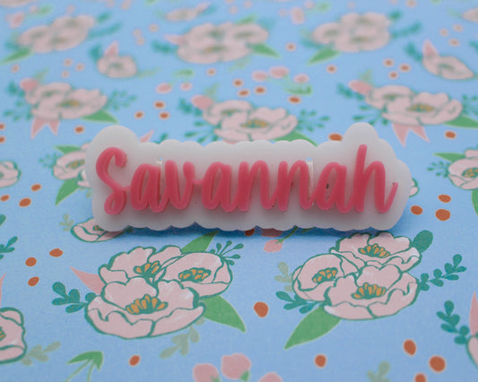 Personalized Hair Clip, barrette, Toddler Hair Clip, Baby Girl Hair Clip, Girl Hair Clip, No Slip Hair Clip, Name Hair Clip, Name Hairbow