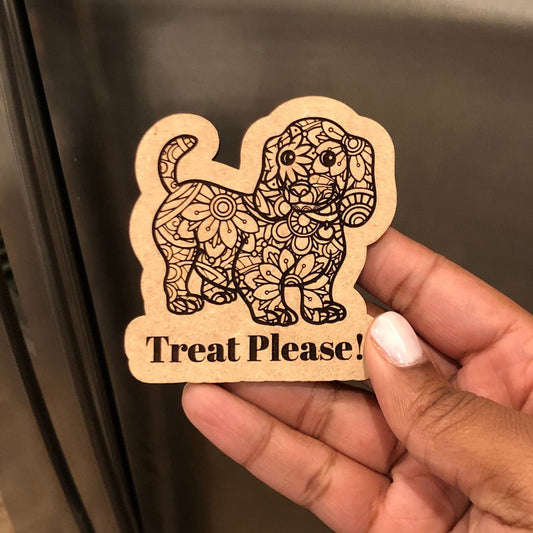 Cute floral Dog  with Personalized Saying