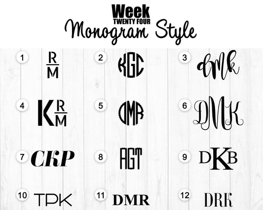 Monogram Engraved Band
