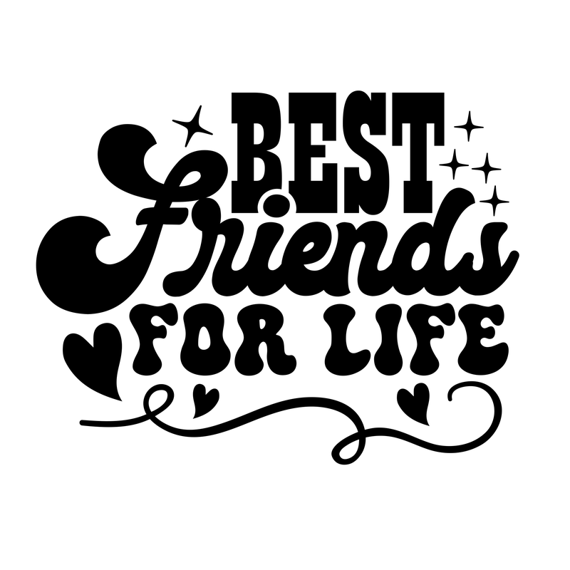 Best Friends For Life Retro