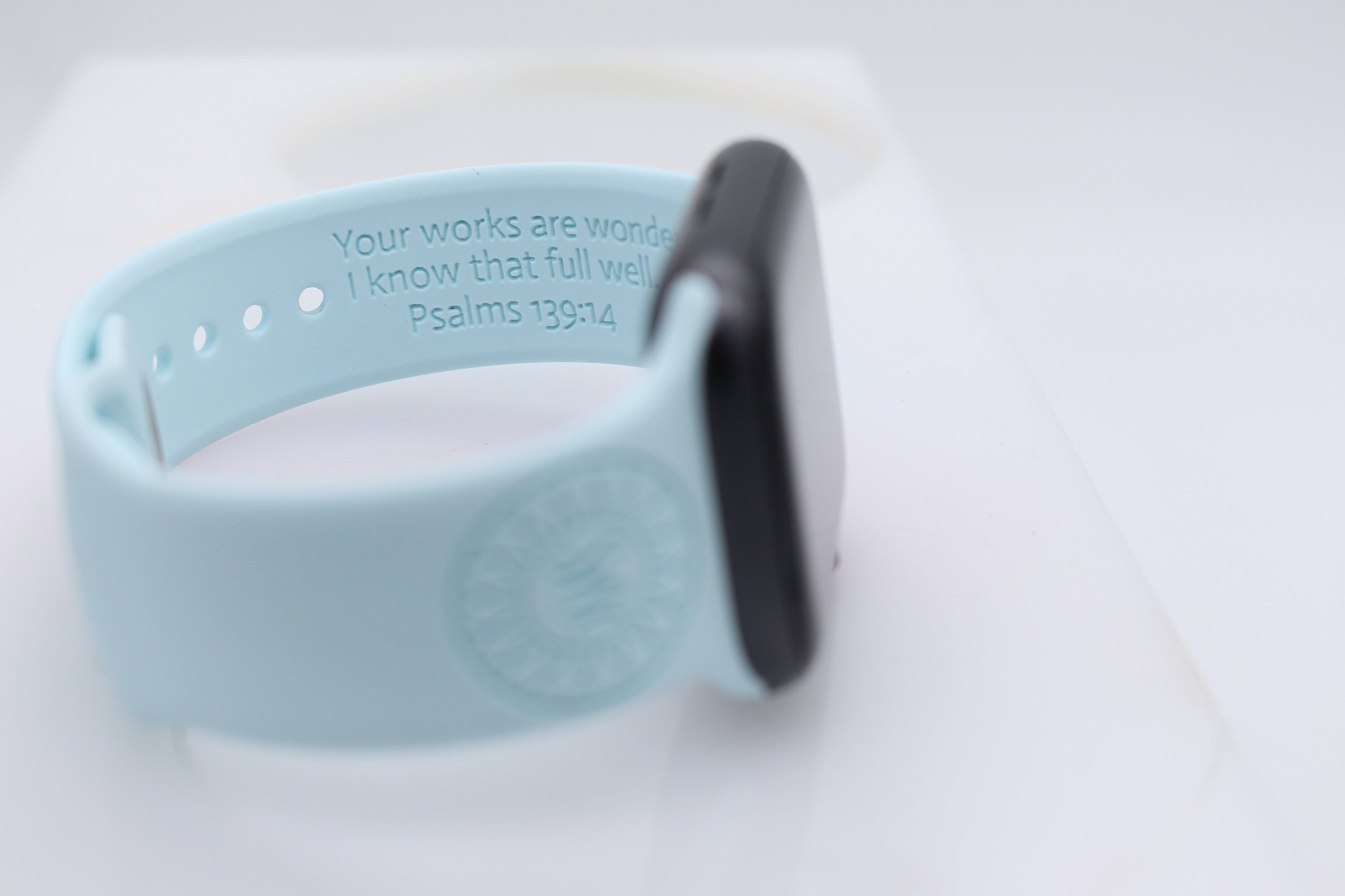 Interior band engraving example — Psalms 139:14