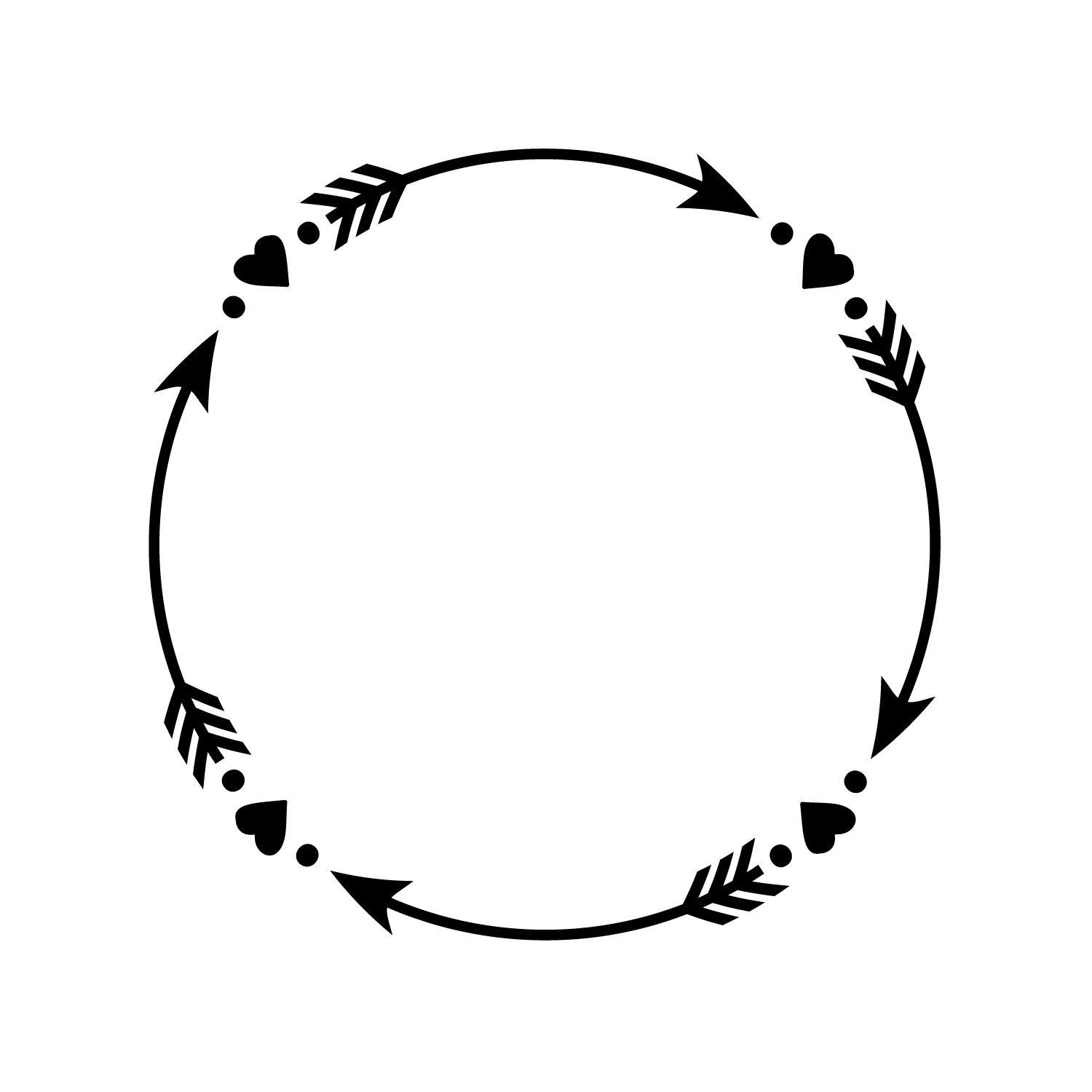 Hearts and Arrows frame
