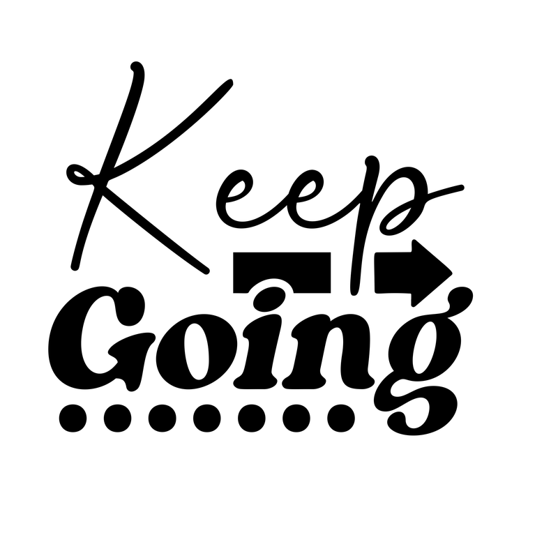 Keep Going Arrow