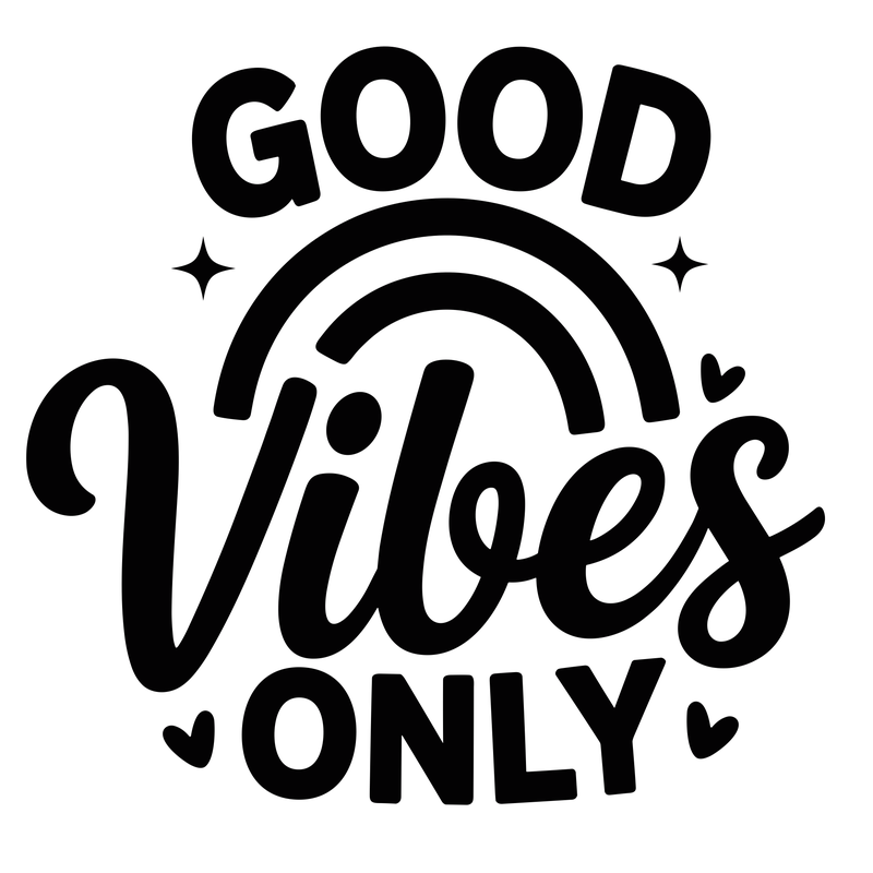 Good Vibes Only Rainbow
